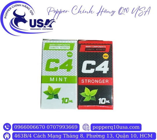 Popper C4  10ml Bạc Hà