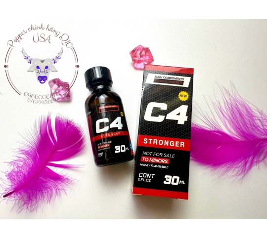 POPPER C4 ĐỎ STRONGER 30ML