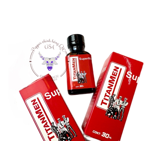 Popper Titanmen Supermax Red - 30ML