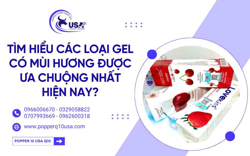 Gel bôi trơn mùi hương giúp tăng sự tự tin 