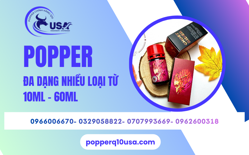 Popper 10 USA cung cấp sản phẩm chính hãng, dịch vụ giao hàng nhanh chóng 