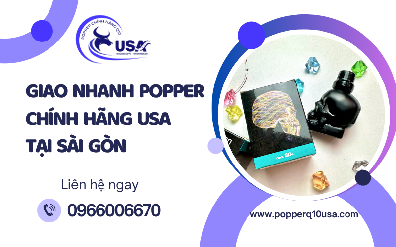 Popper chính hãng USA tại Q10 USA