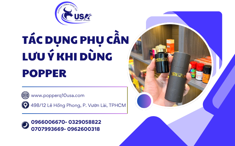 Popper có tác dụng như nào với người sử dụng