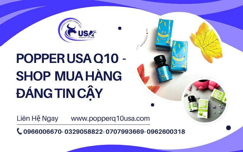 Popper Q10 cam kết mang đến sản phẩm chính hãng USA