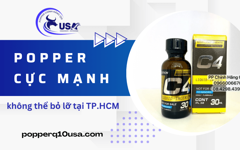 những dòng popper cực mạnh TPHCM