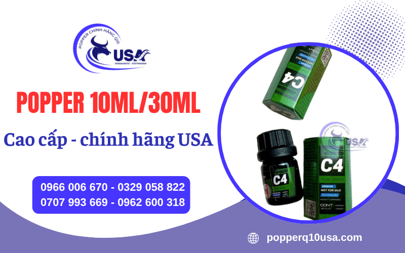 popper 10ml/30ml cao cấp
