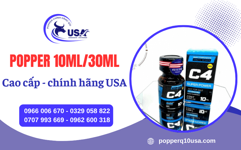 popper 10ml/30ml cao cấp