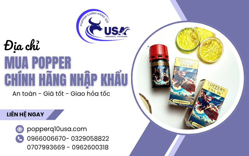 popper chính hãng nhập khẩu